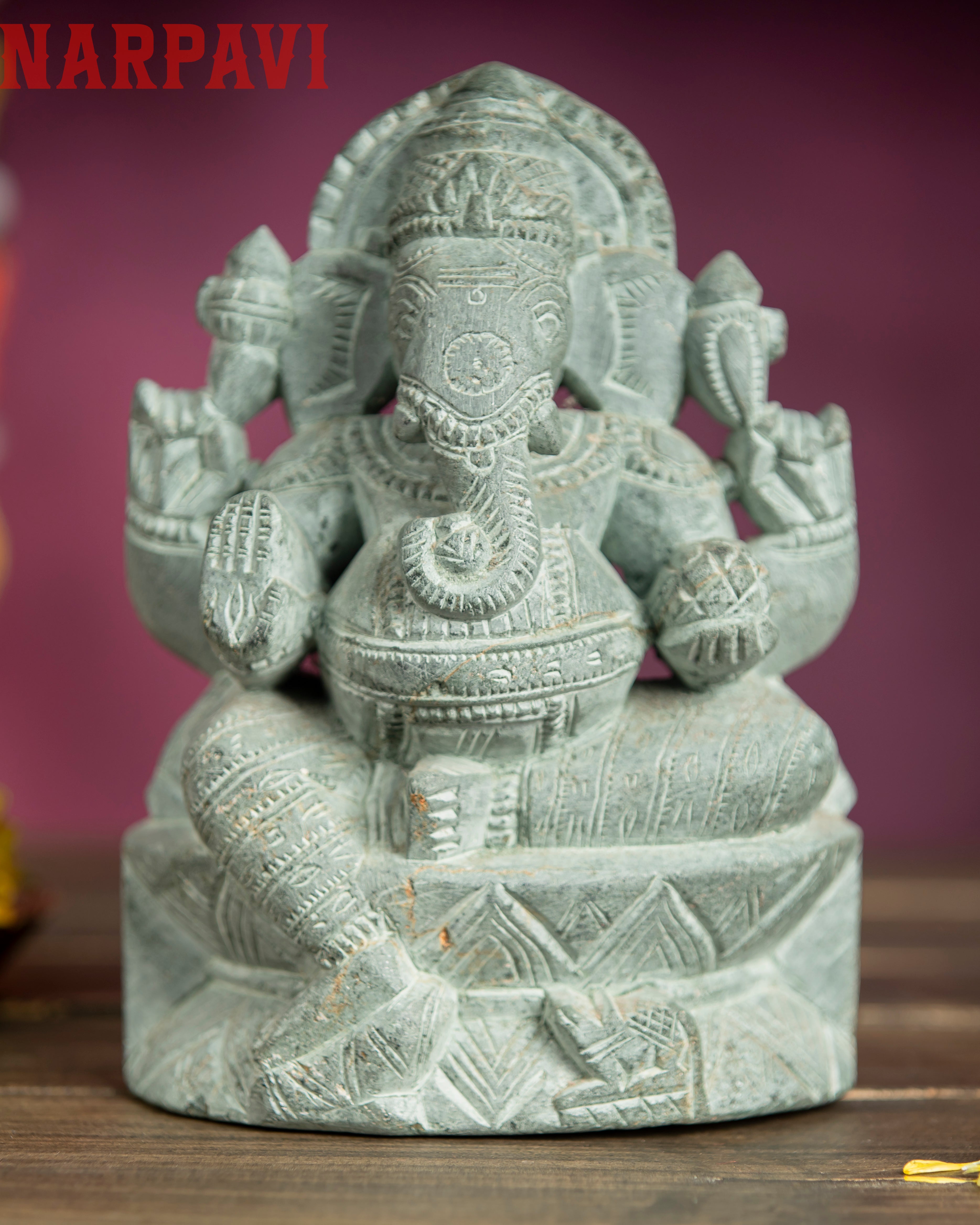 MARAGADAKAL GANESH 8"