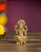 GANESH ON LOTUS - SMALL