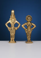 Brass Vittal Rukmini Pair