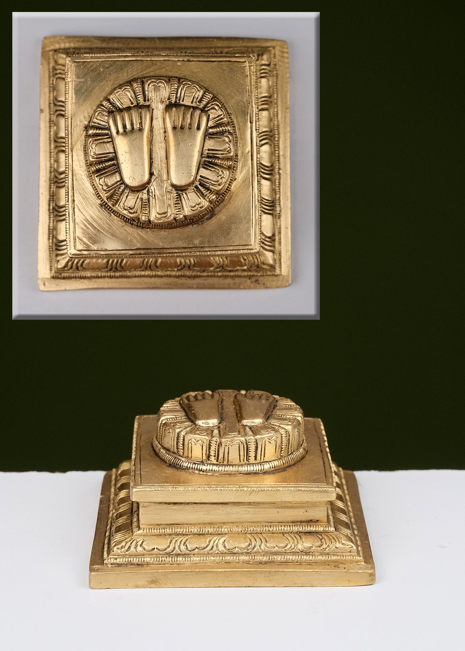 Brass Charan Paduka