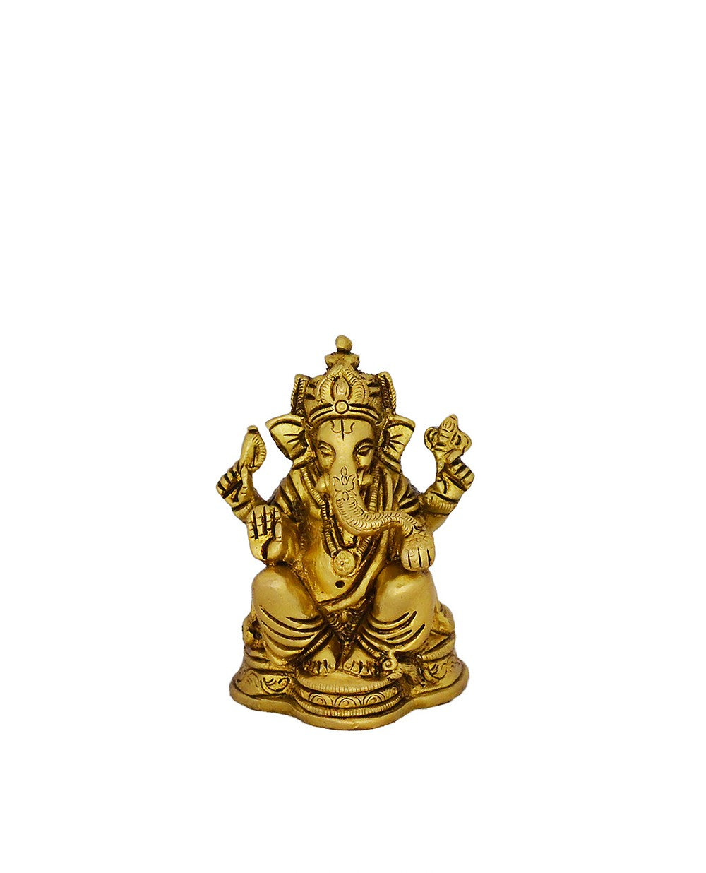Brass Ganesha Crown