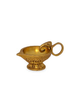 Brass Deepak Elephant Handle