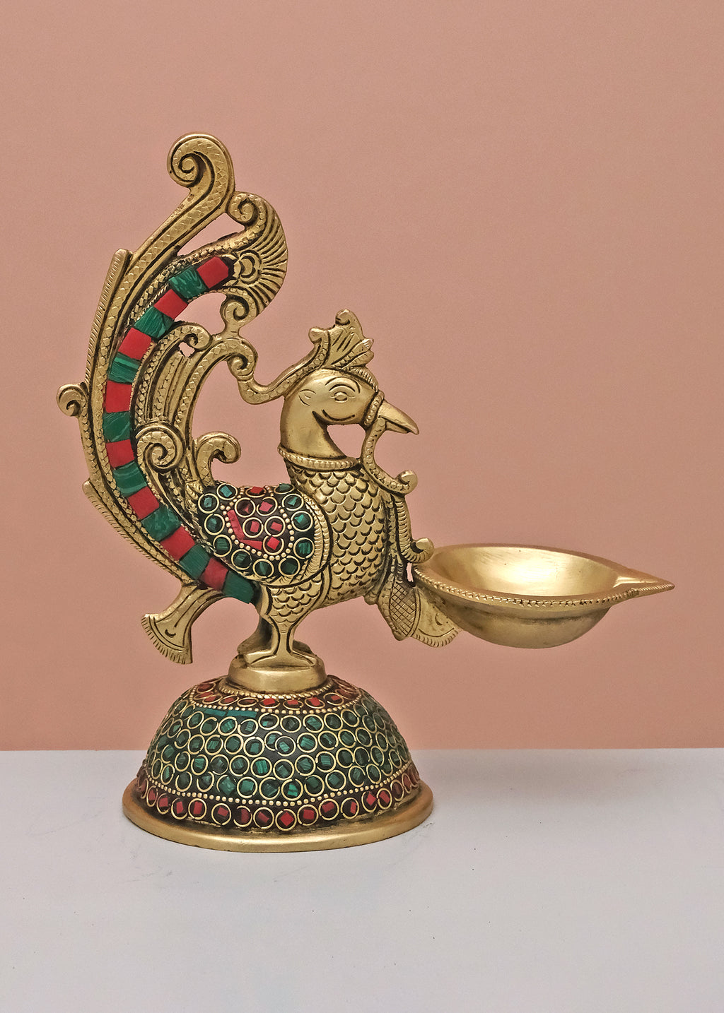 Brass Ring Work Annam Diya