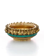 Brass Stone Work Urli Bells