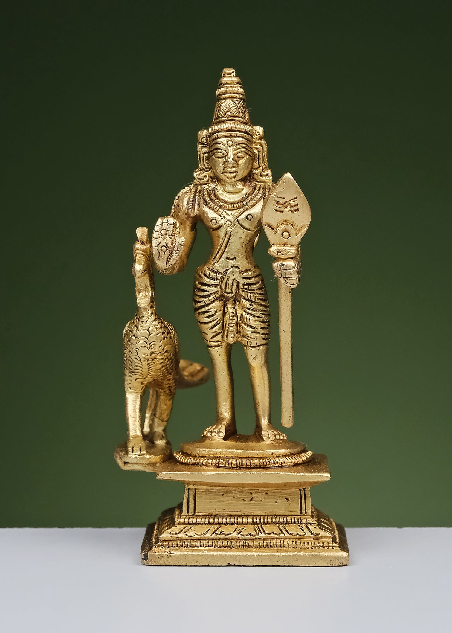 Brass Kartikeya Standing