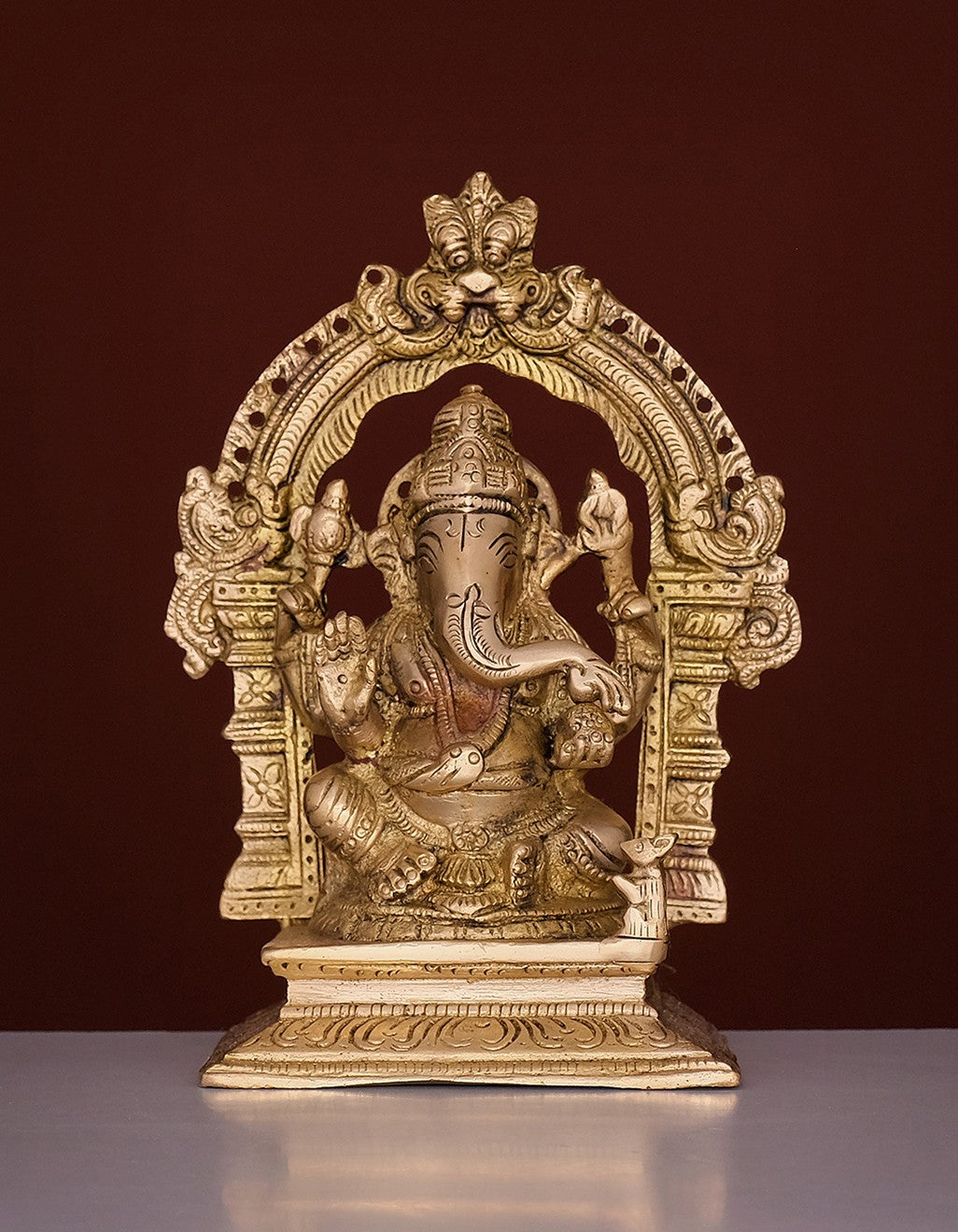 Brass Ganesha Arch