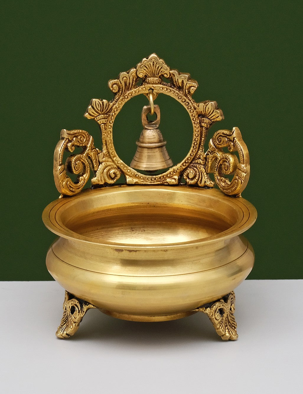 Brass Urli With Bell