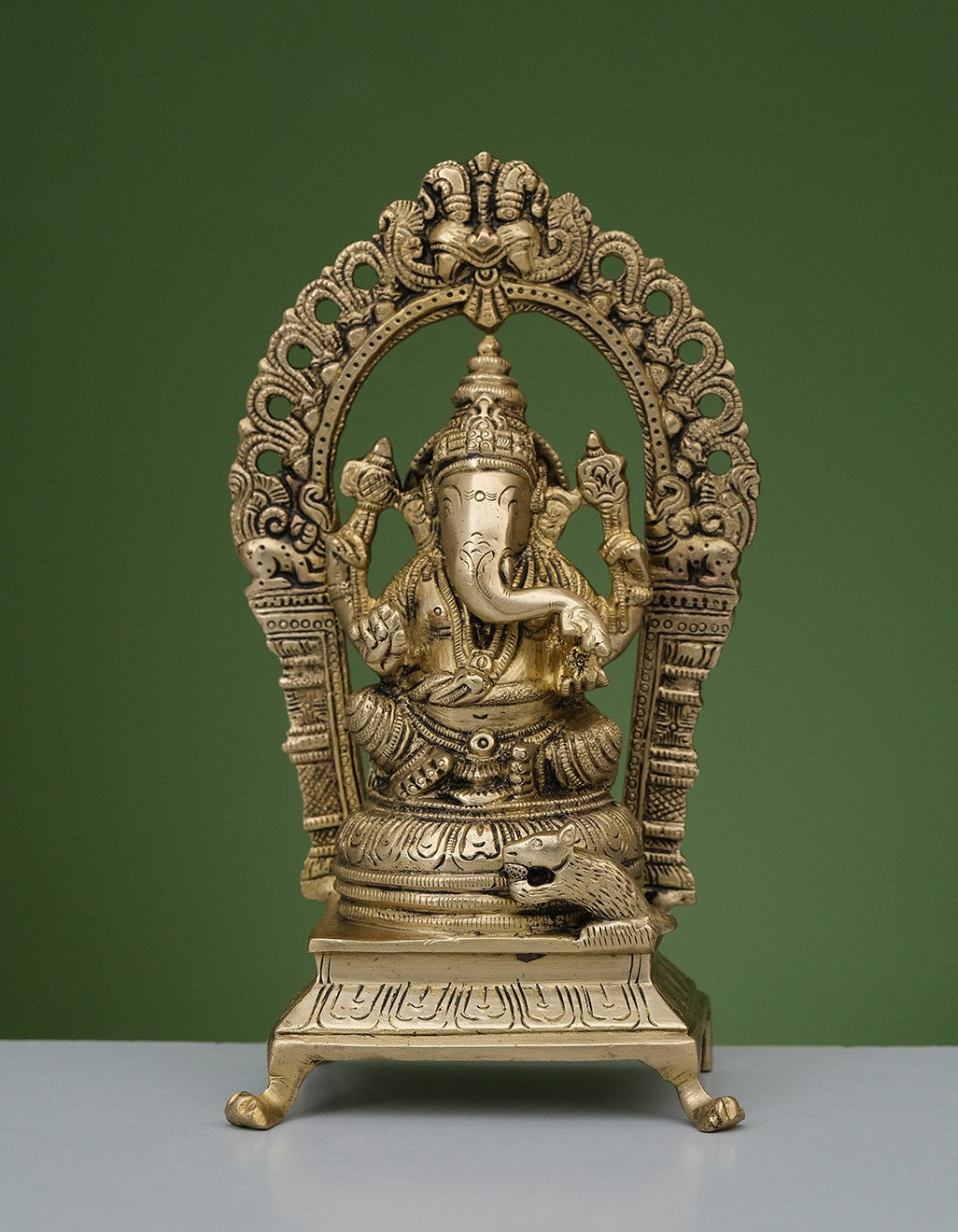 Brass Ganesha Arch