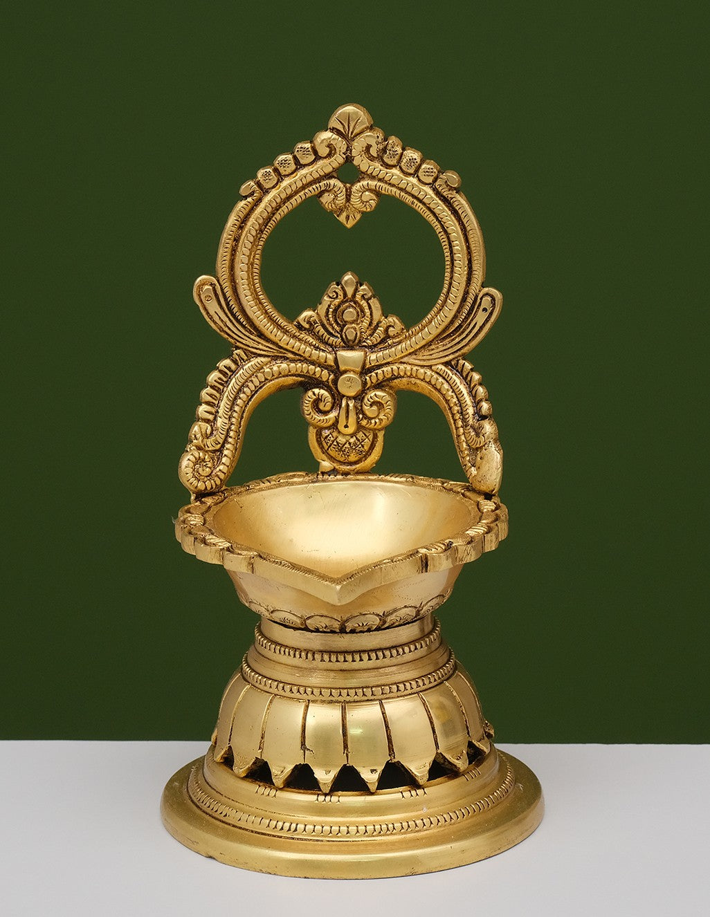 Brass Diya Arch