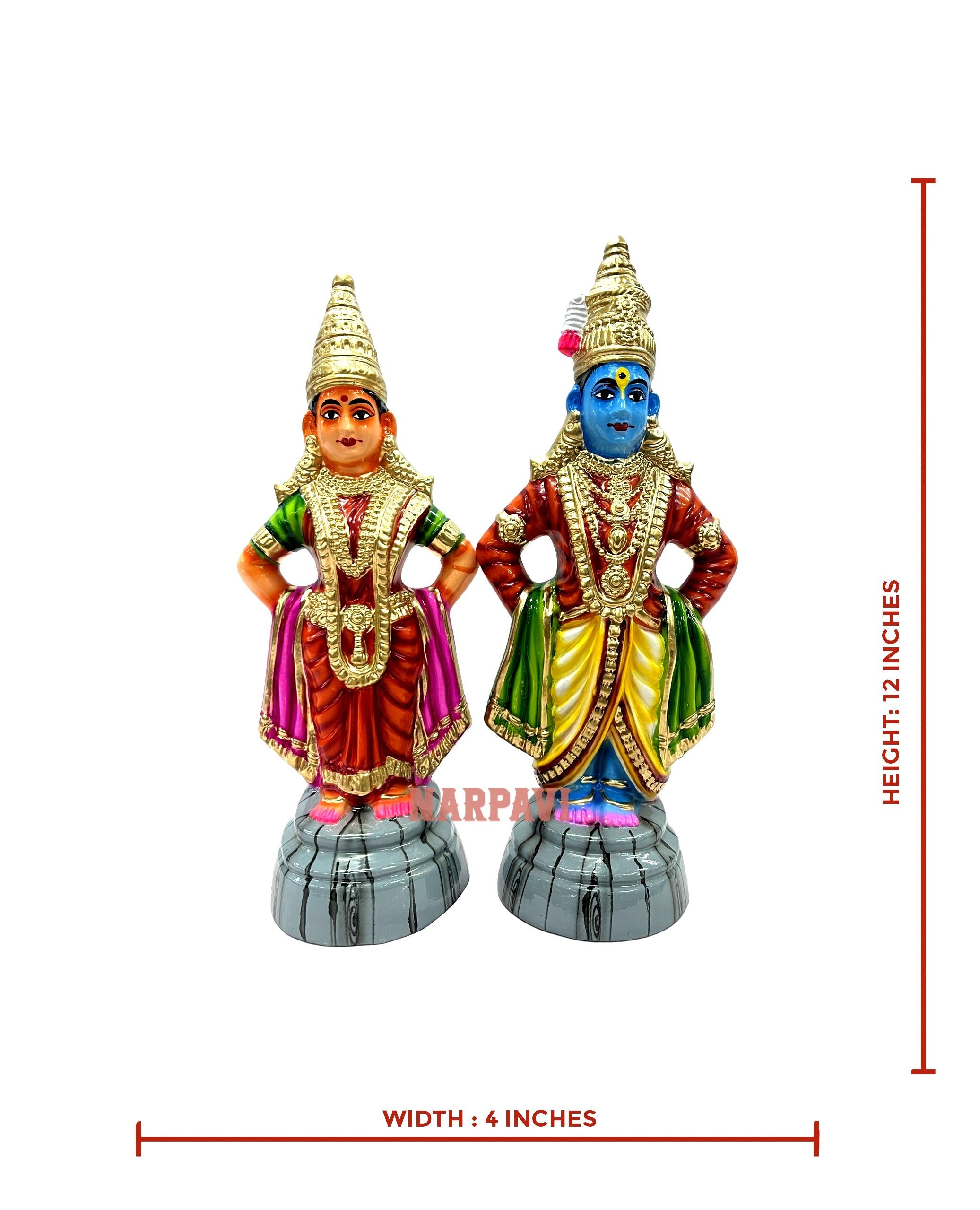 Pandurangan 12" Colour