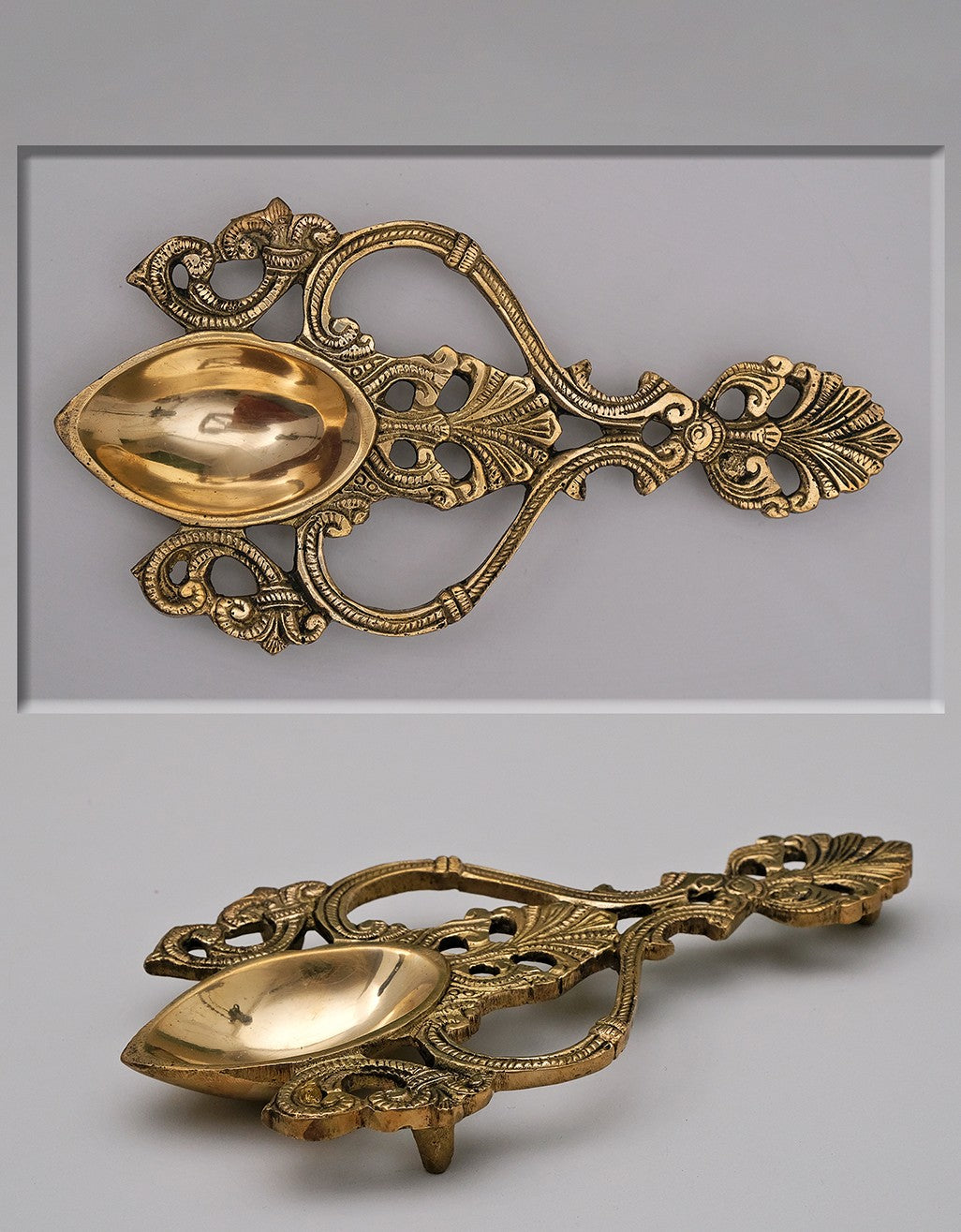 Brass Diya Handle