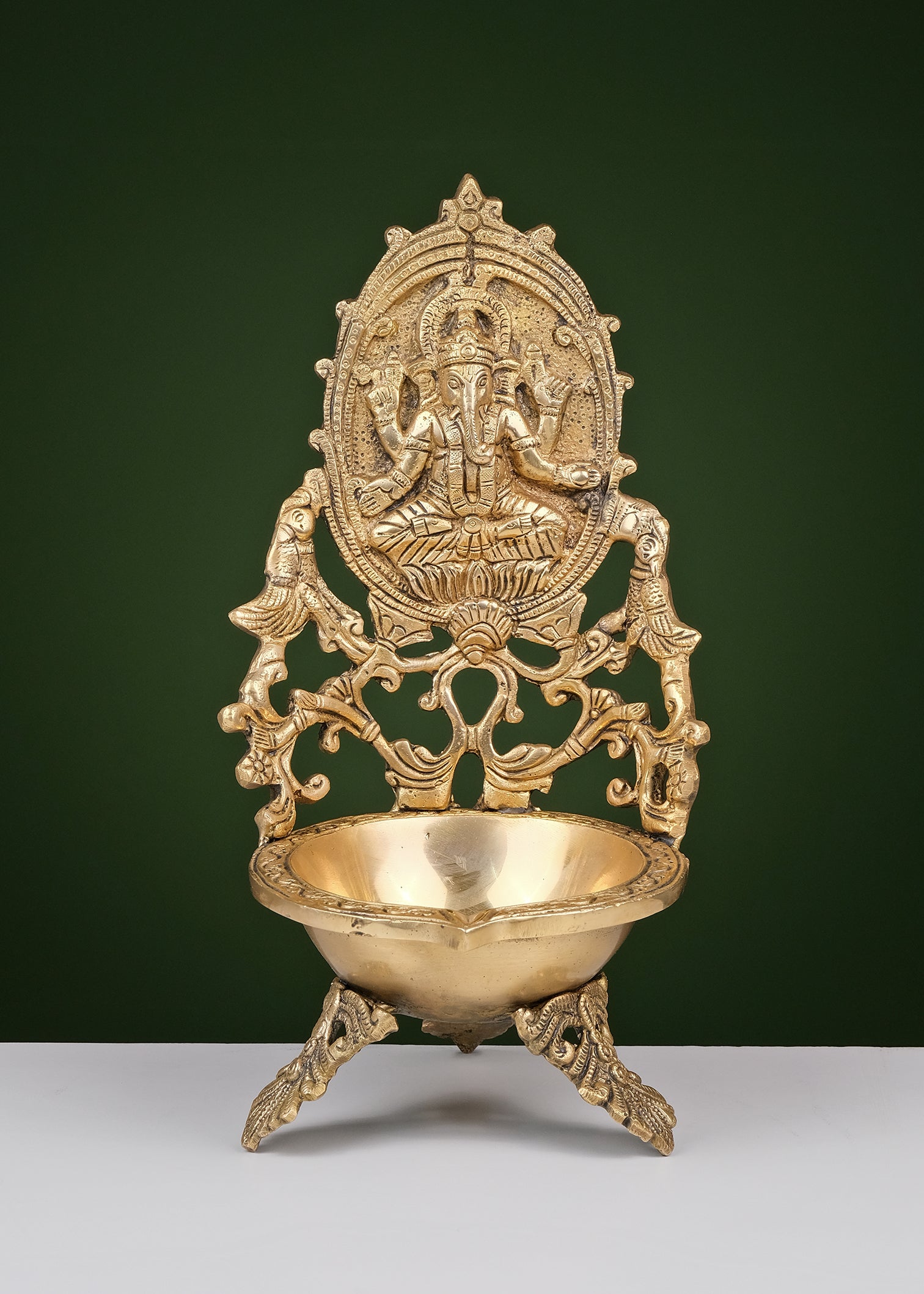 Brass Ganesha Deepak