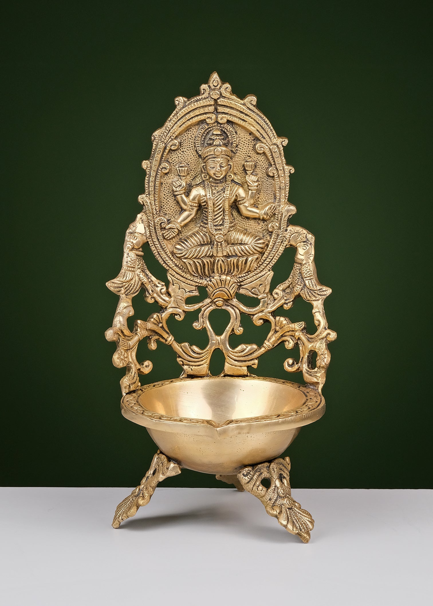 Brass Laxmi Deepak
