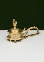 Brass Dhup Burner Peacock