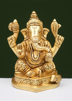 Brass Ganesha Sitting