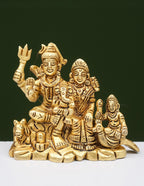 Brass Shiva Family