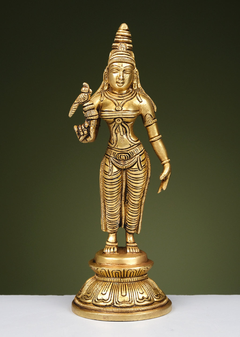 Brass Goda Devi Standing