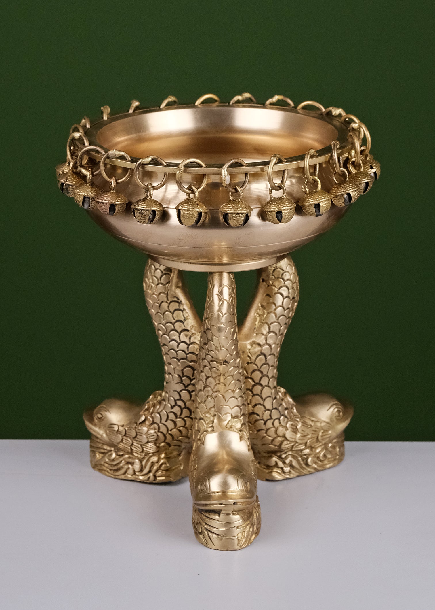 Brass Fish Urli