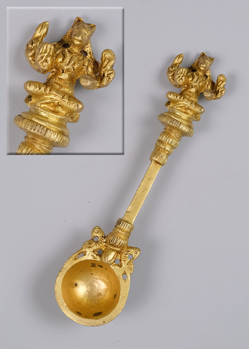 Brass Narsimha Laxmi Spoon