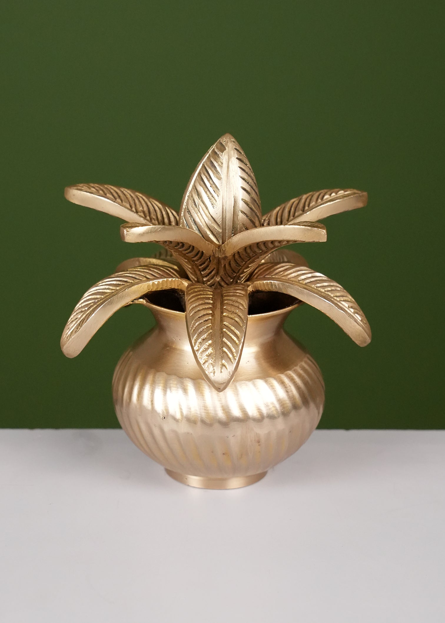 Brass Three Tone Kalash Big