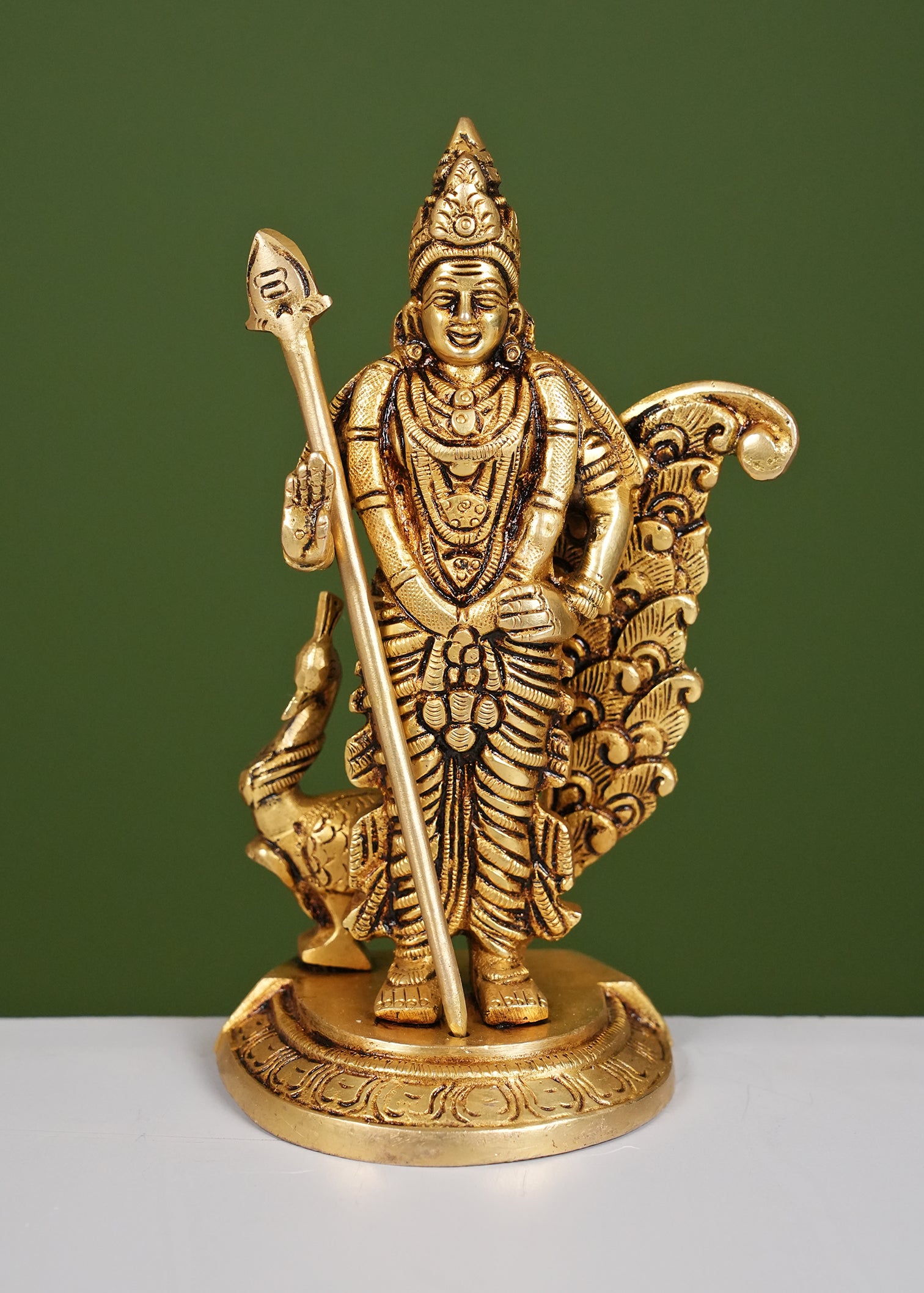 Brass  Kartikya
Standing