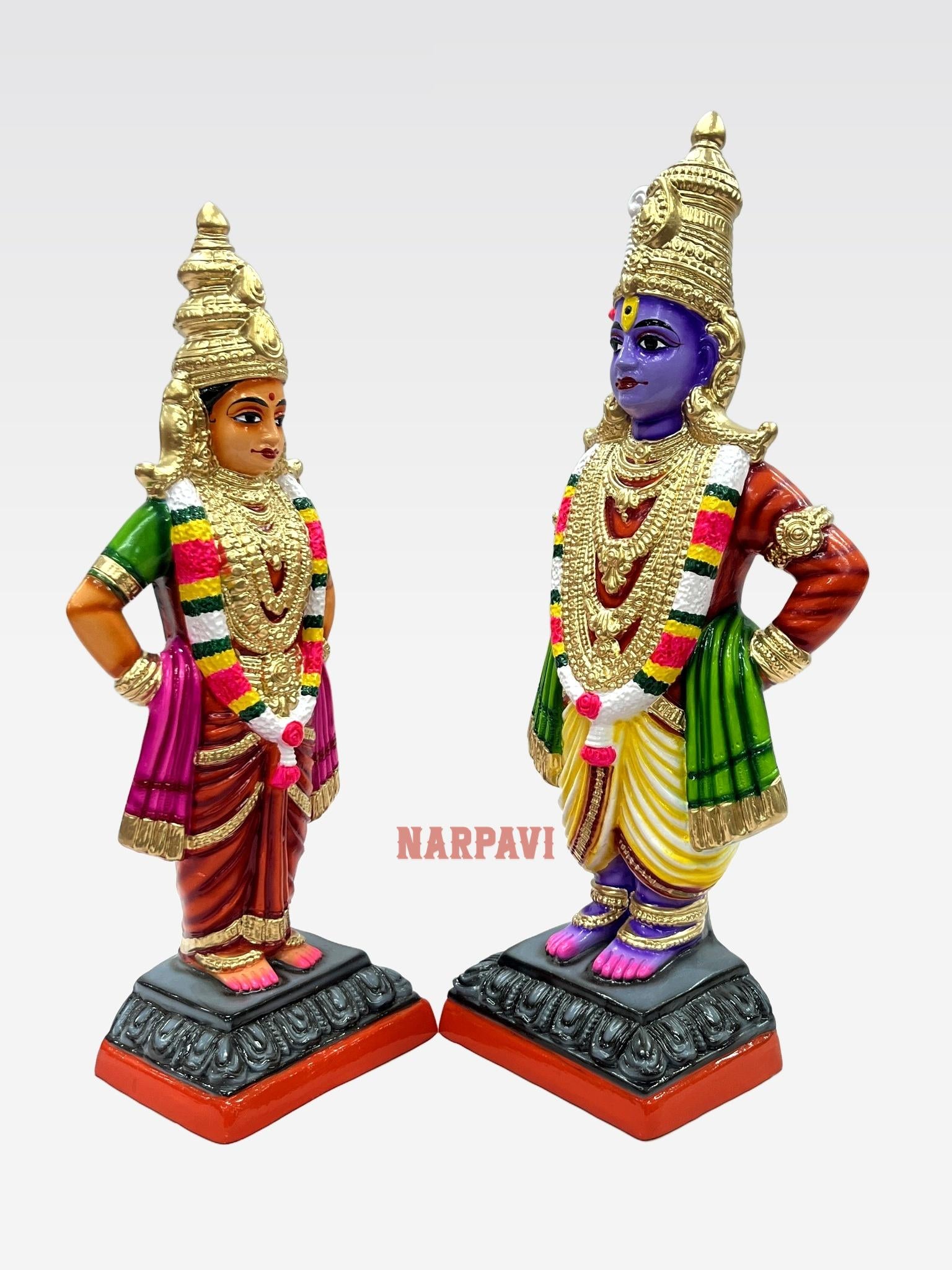 Pandurangan 18" Colour