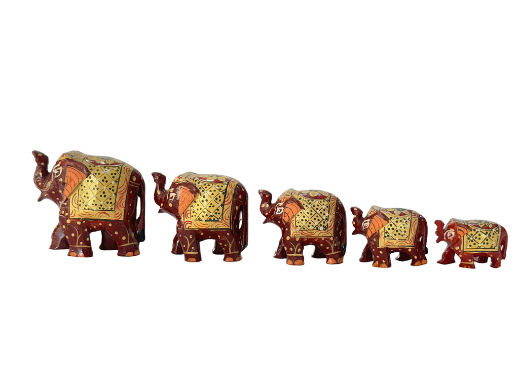 ELEPHANT PAINTING SET OF 5