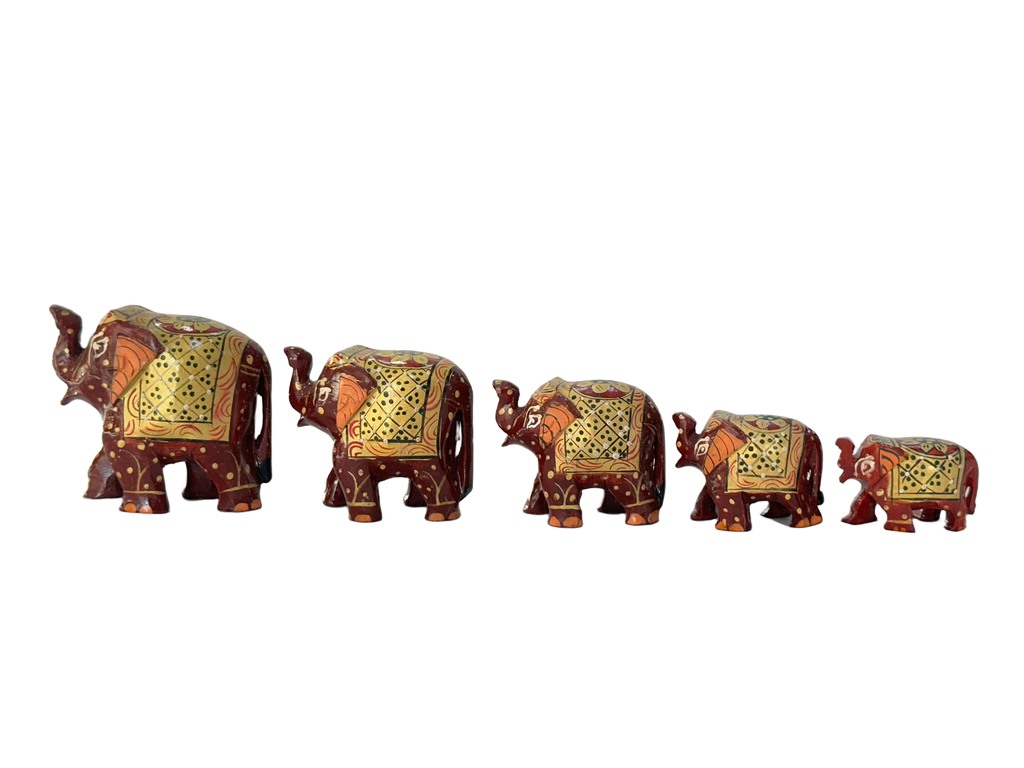 ELEPHANT PAINTING SET OF 5