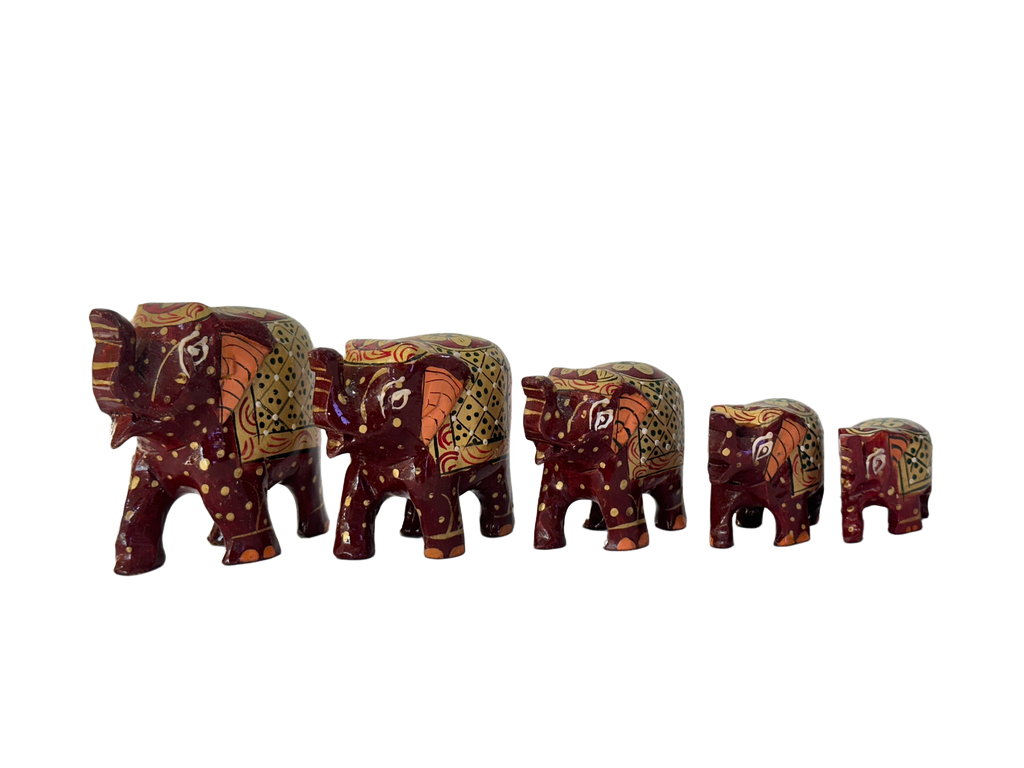 ELEPHANT PAINTING SET OF 5