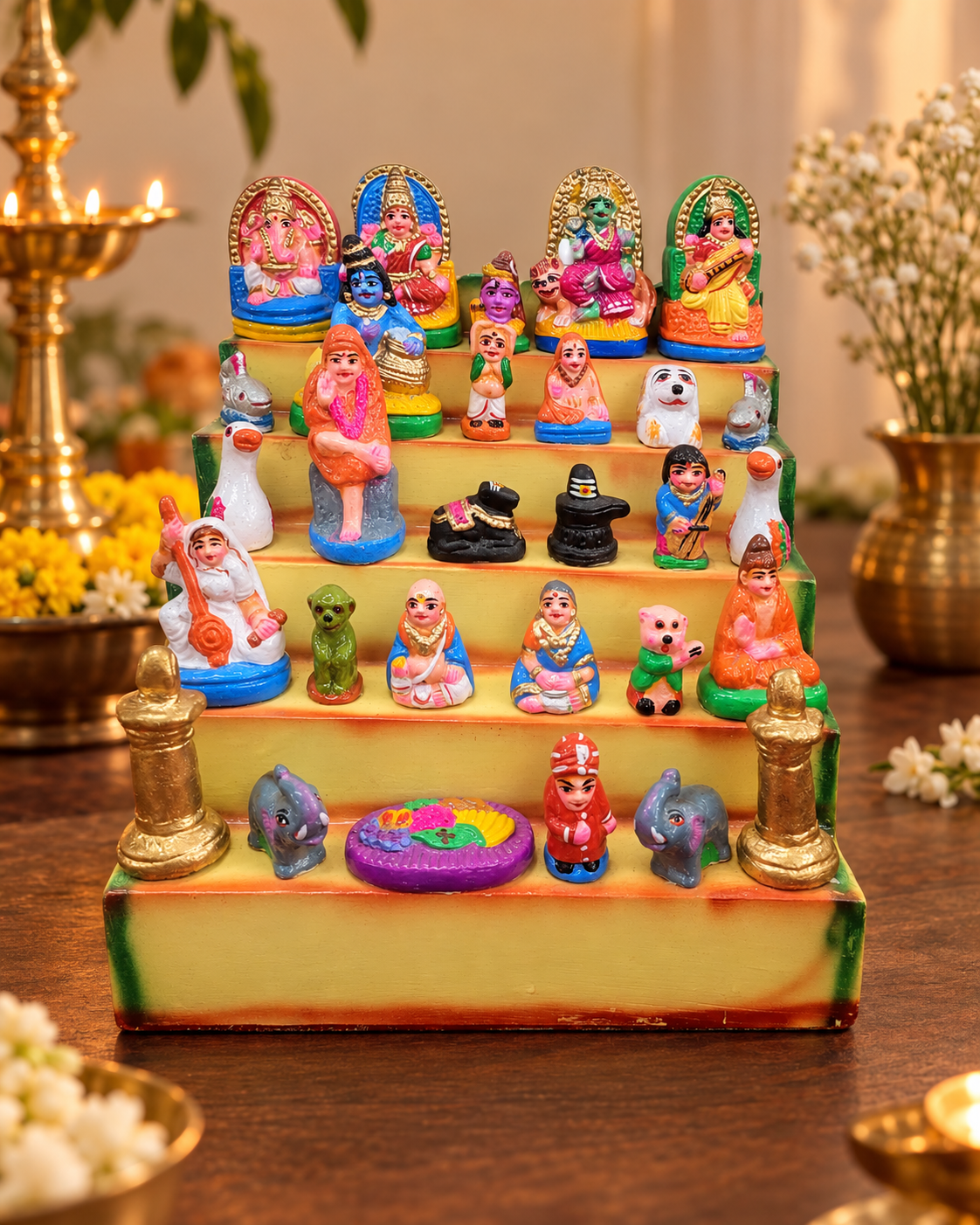 Miniature Golu Doll Set