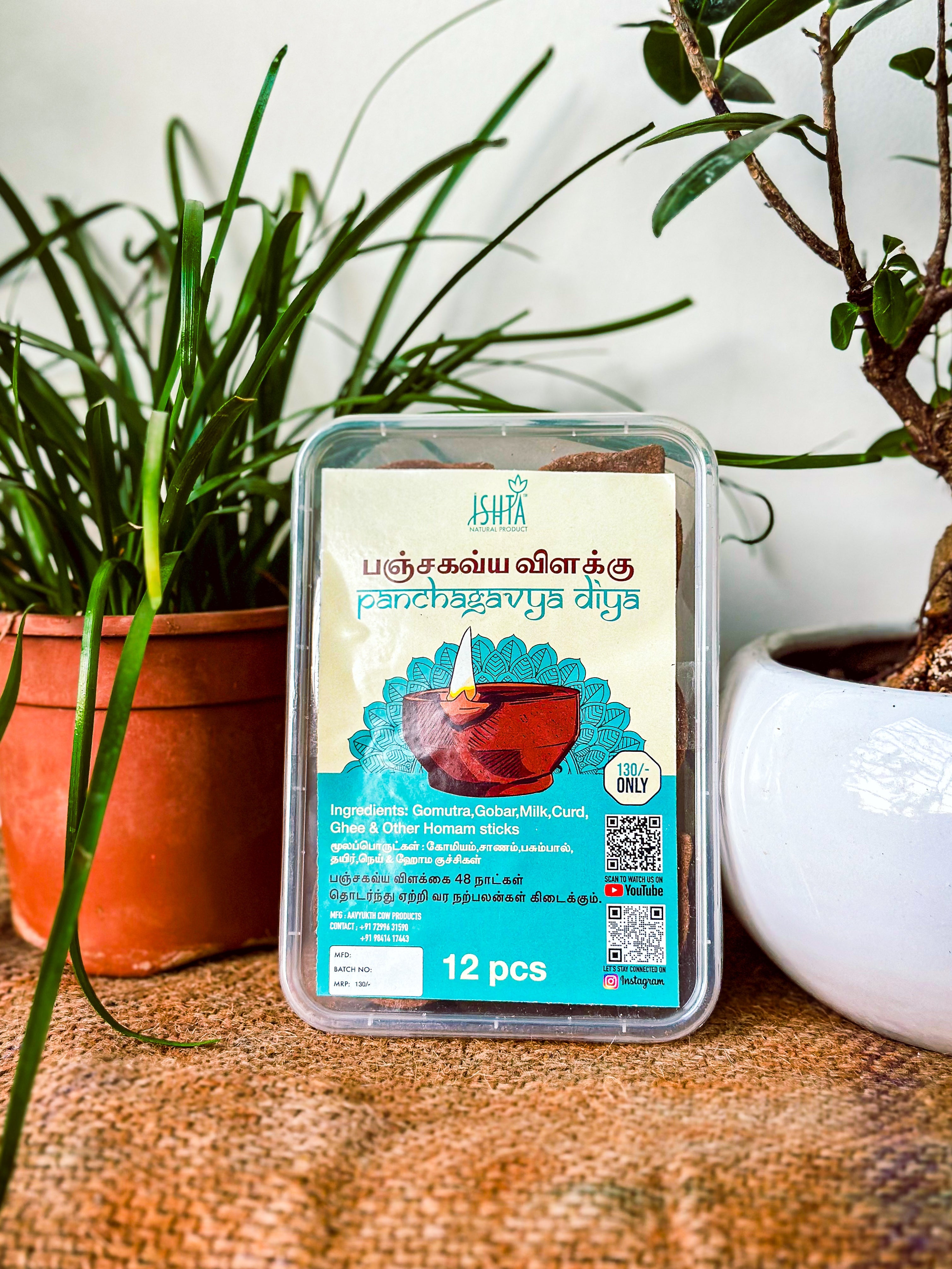 Panchagavya Vilaku | 3 in 1 Combo