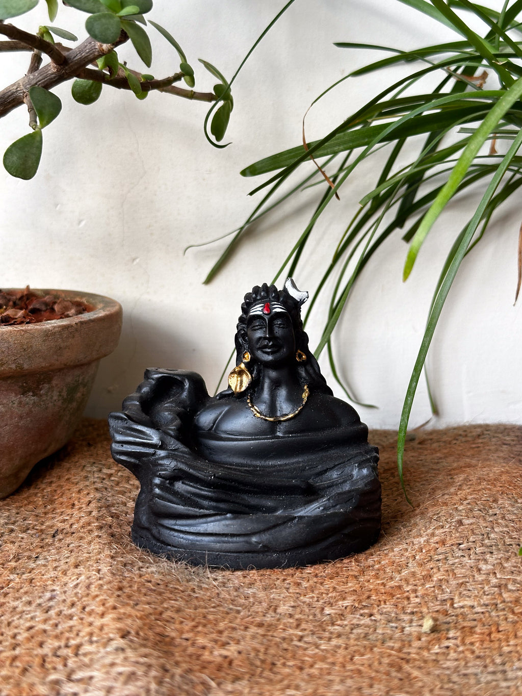 Back flow dhoop stand - Lord Shiva
