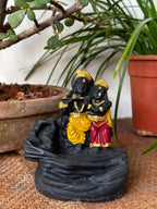 Back flow dhoop stand - Radha krishna coloured