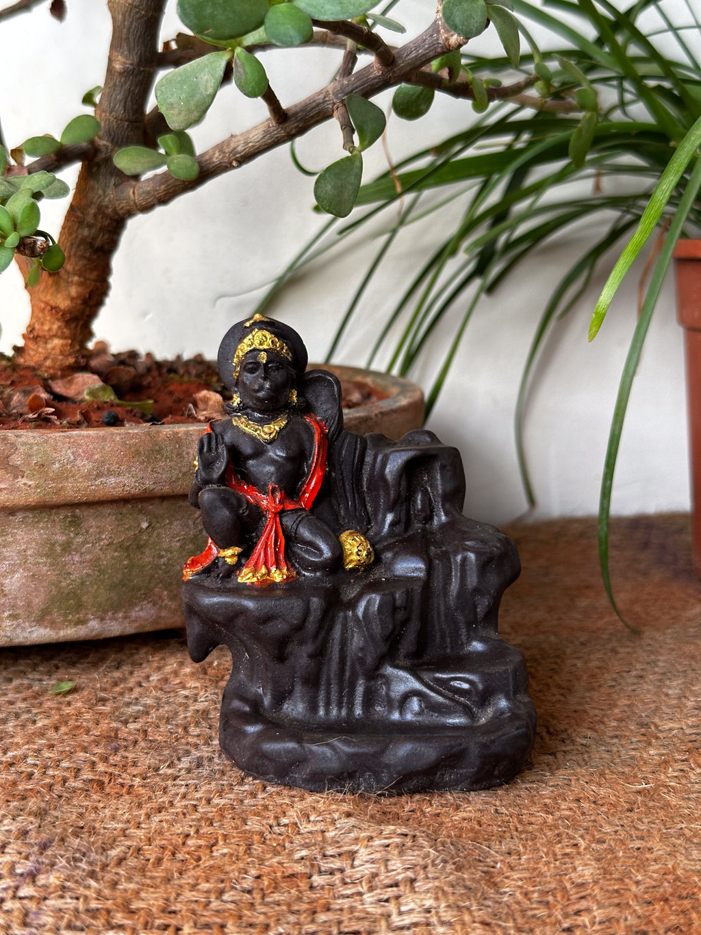 Back flow dhoop stand - Hanuman