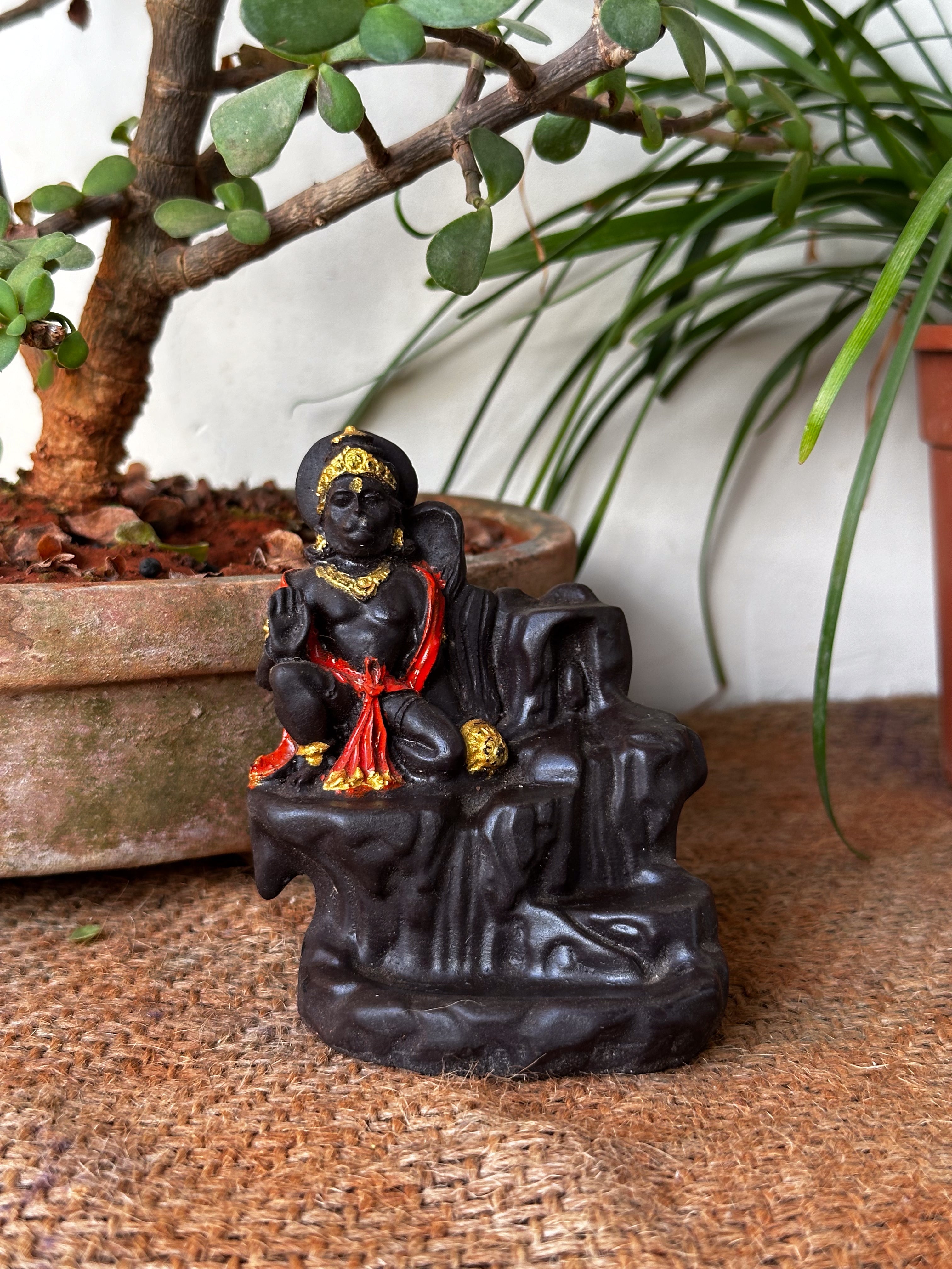 Back flow dhoop stand - Hanuman