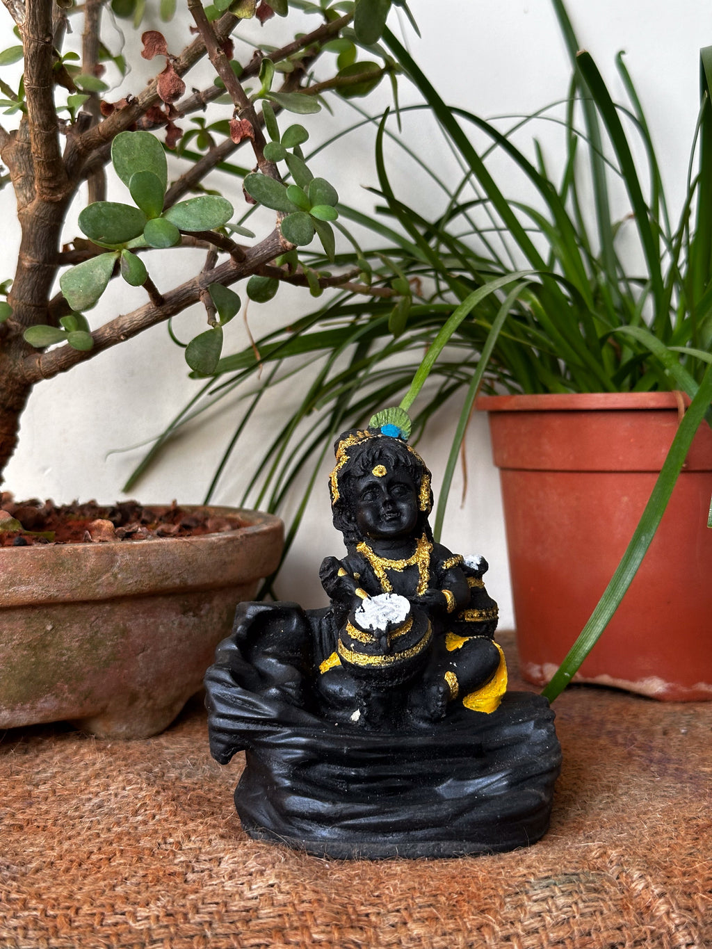 Back flow dhoop stand - Baby Krishna