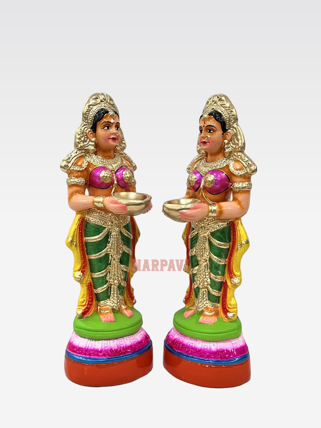 SLG PAAVAI VILAKU SET 18"