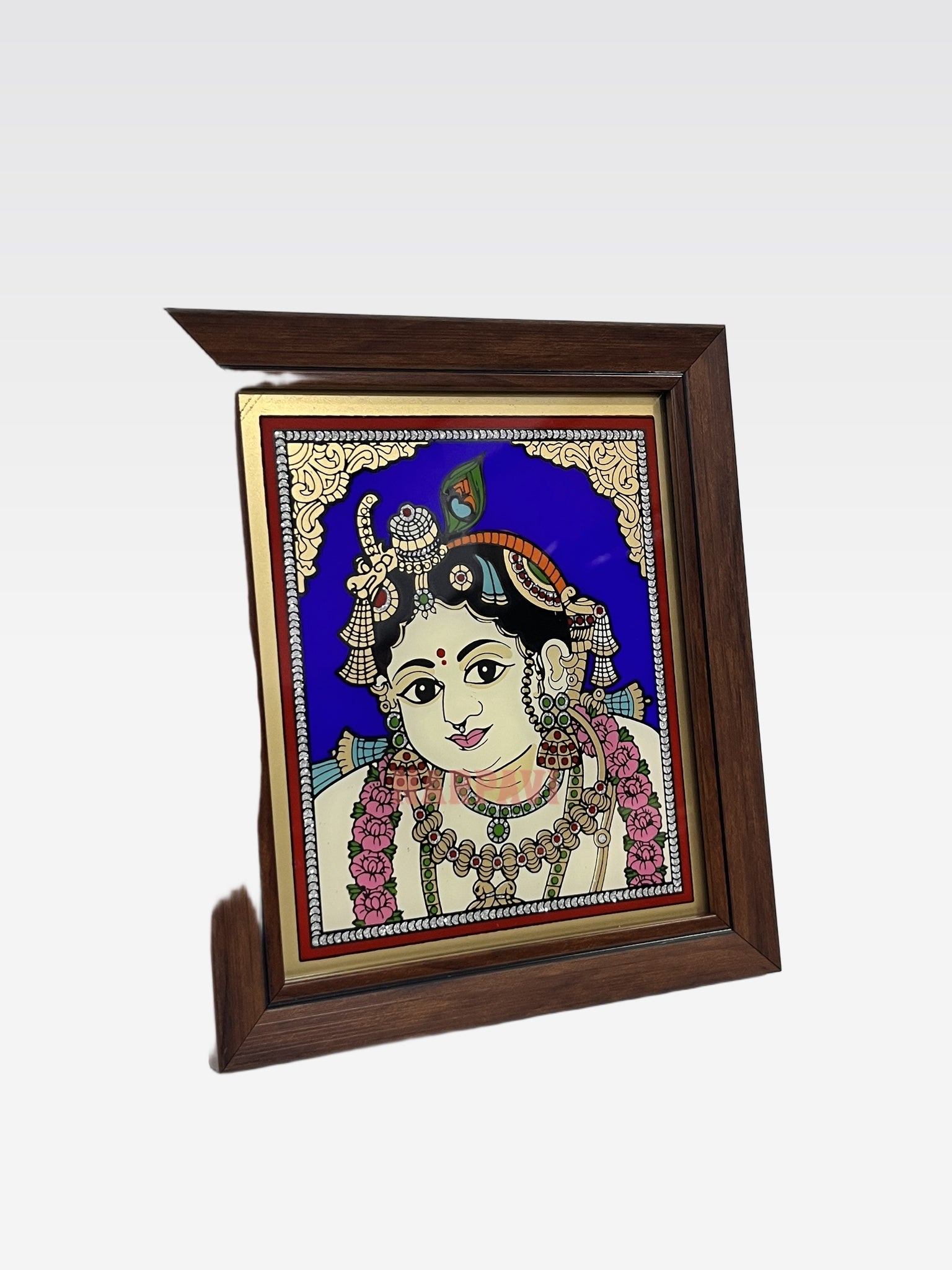 AR TANJORE REVERSE GLSS PNG PTRMIUM SMALL (krishna)