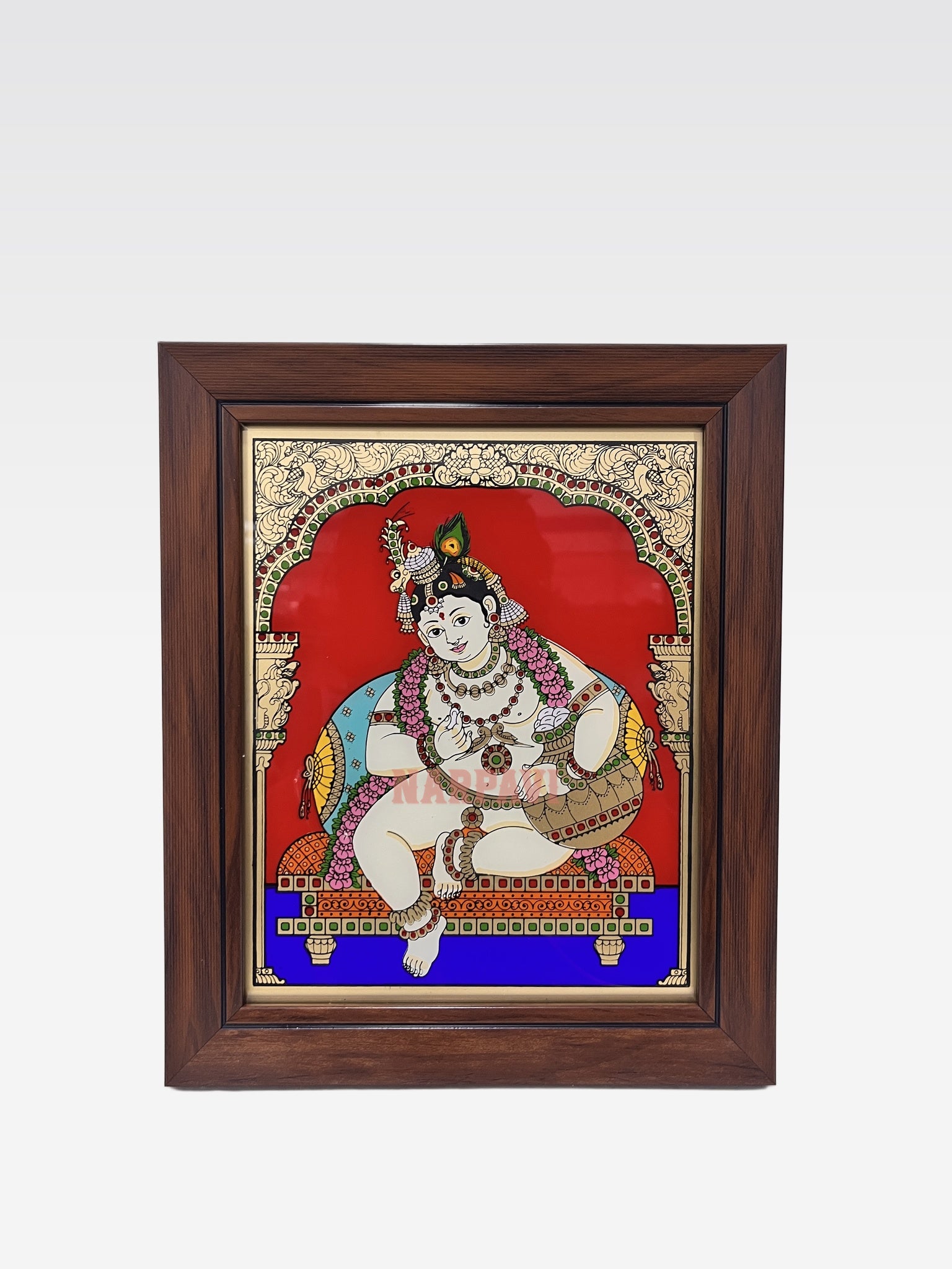 AR TANJORE REVERSE GLSS PNG CLASSIC FRAME (krishnan)