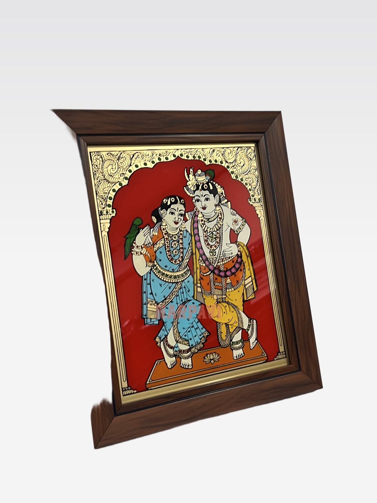 AR TANJORE REVERSE GLSS PNG CLASSIC FRAME (Radha krishnan)