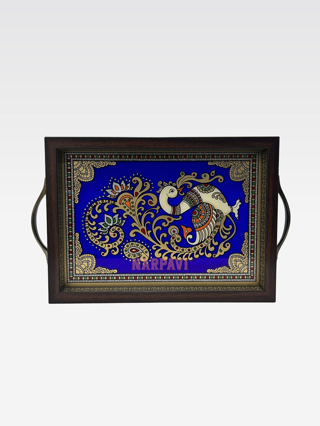 AR TANJORE REVERSE GLSS PNG PREMIUM TRAY