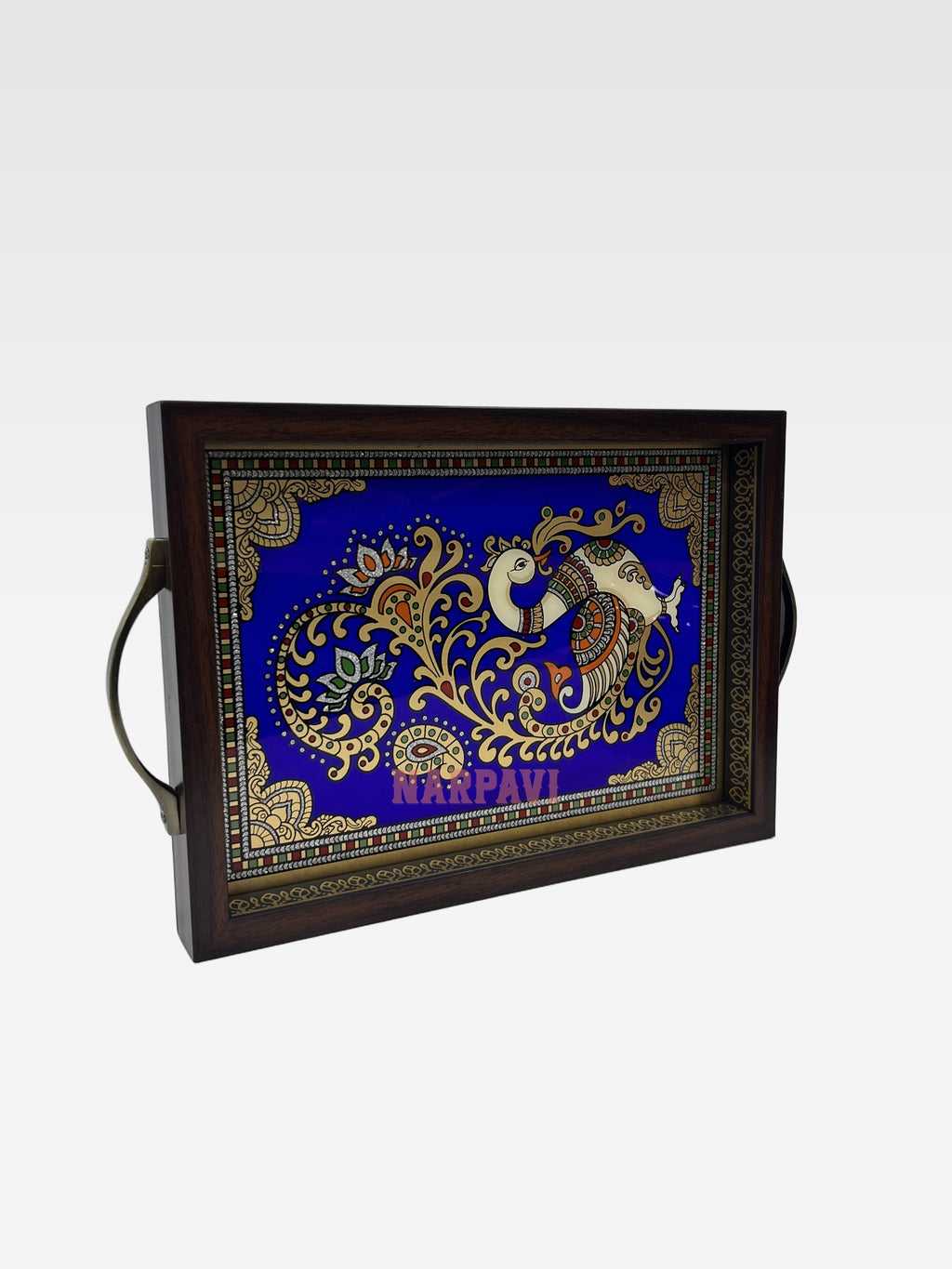 AR TANJORE REVERSE GLSS PNG PREMIUM TRAY