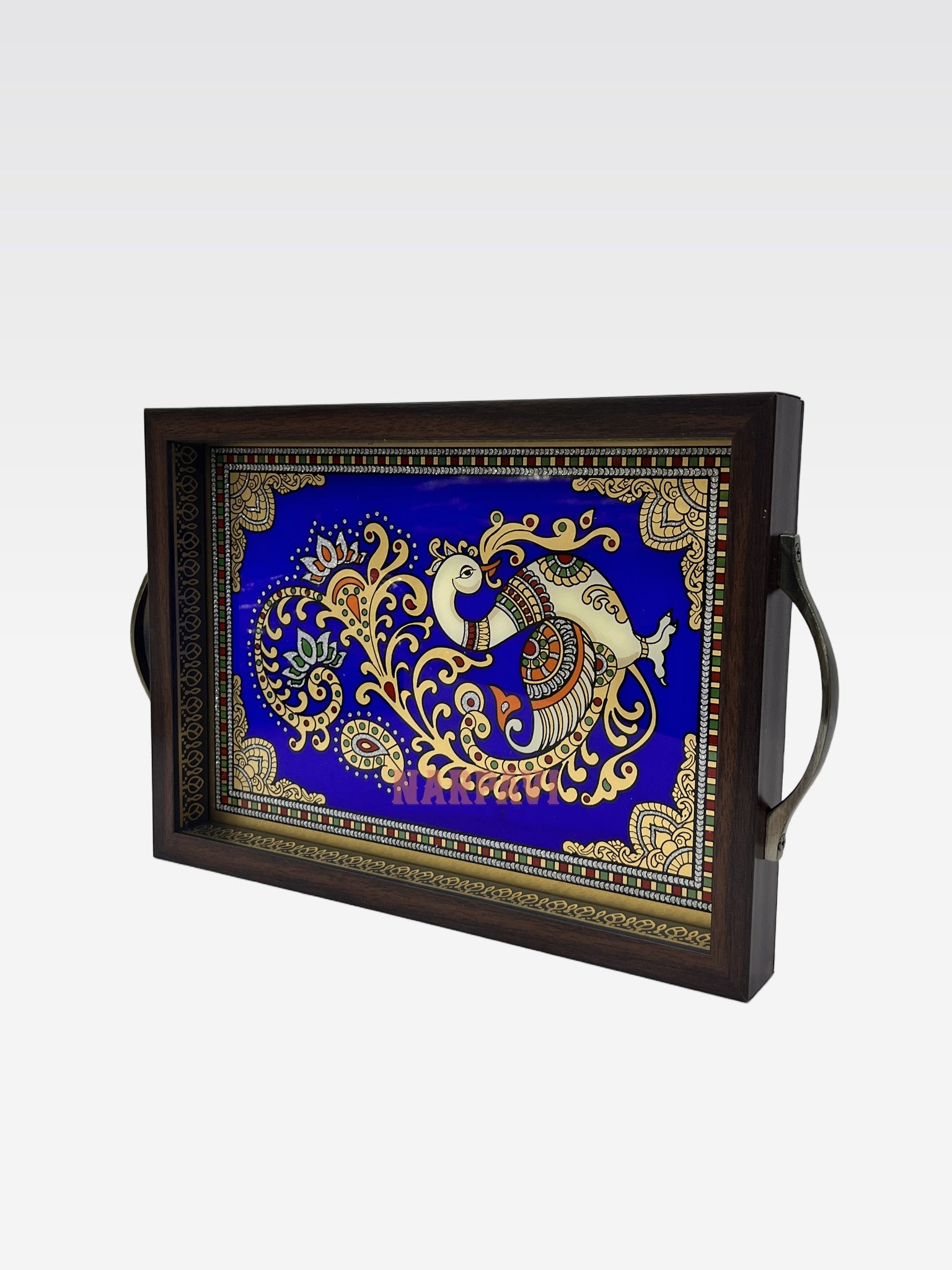 AR TANJORE REVERSE GLSS PNG PREMIUM TRAY