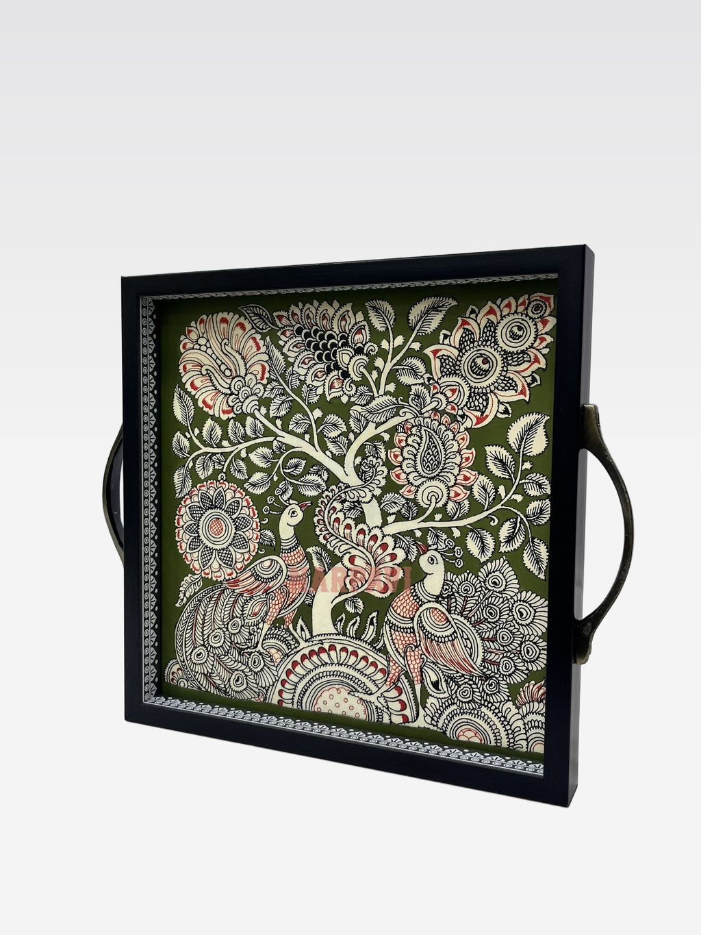 AR KALAMKARI TRAY 10*10