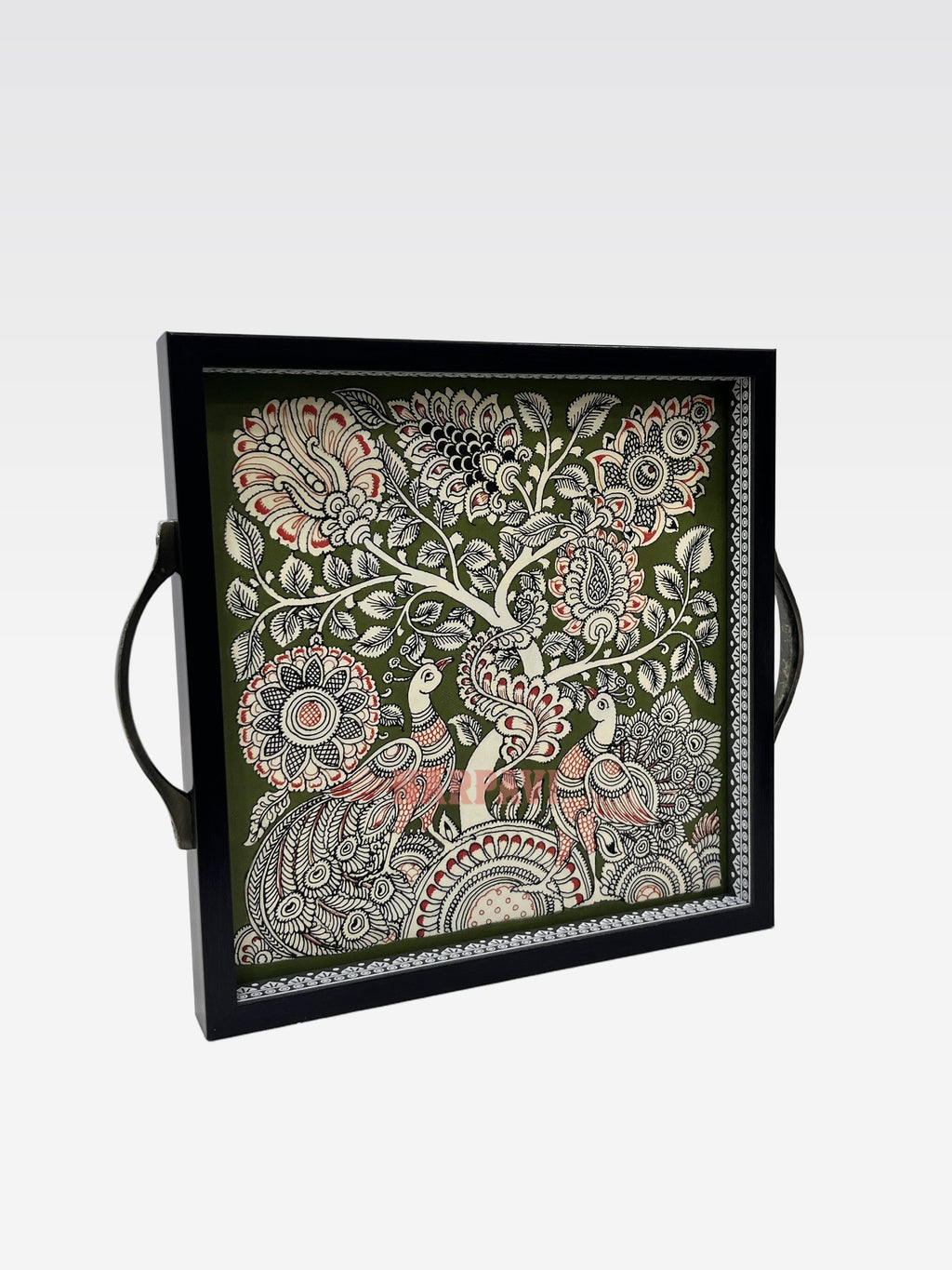 AR KALAMKARI TRAY 10*10