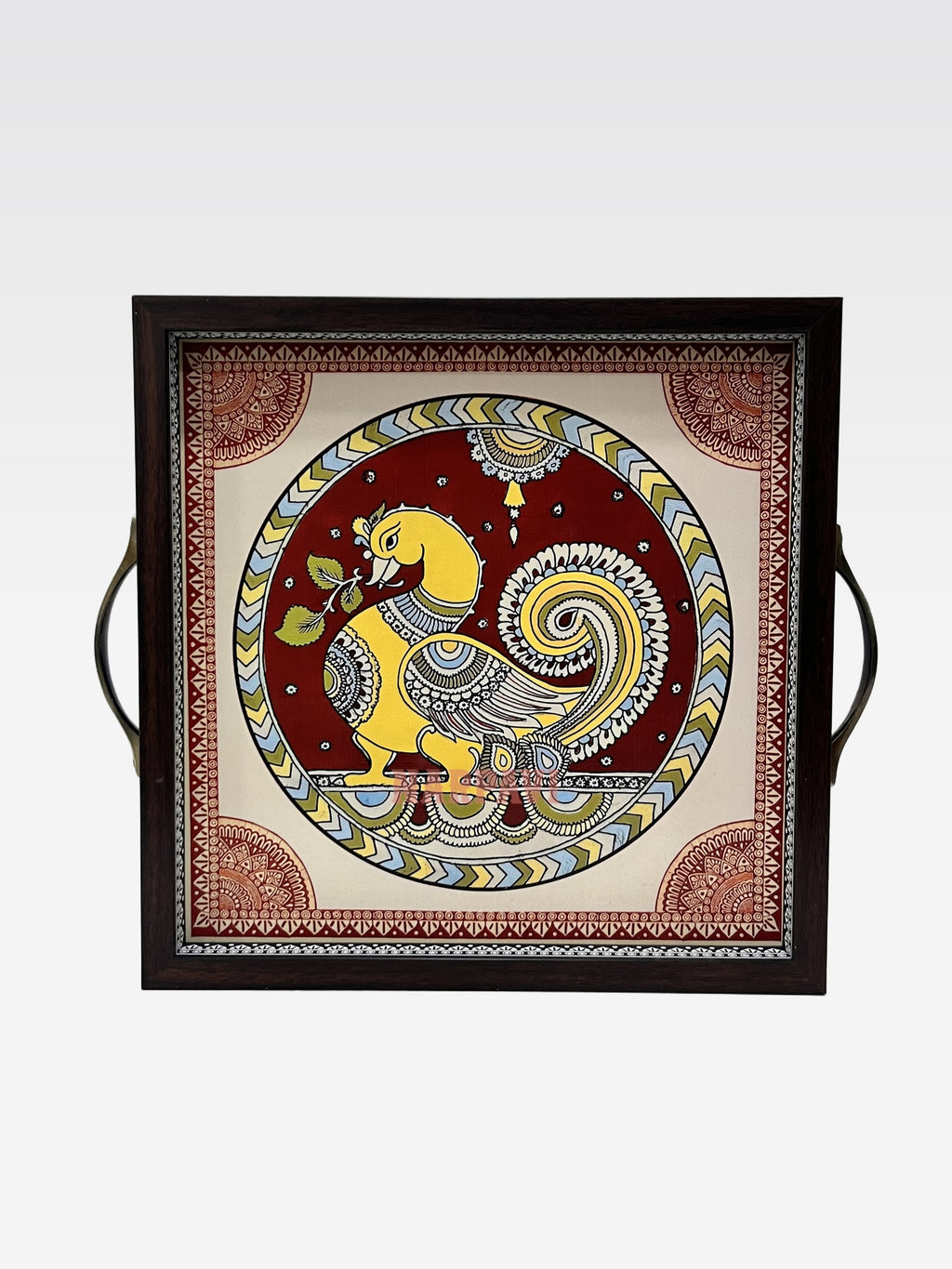 AR KALAMKARI TRAY 12*12