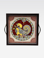 AR KALAMKARI TRAY 12*12