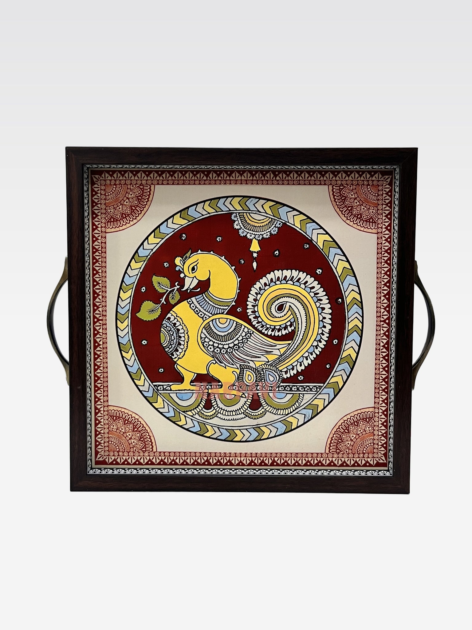 AR KALAMKARI TRAY 12*12