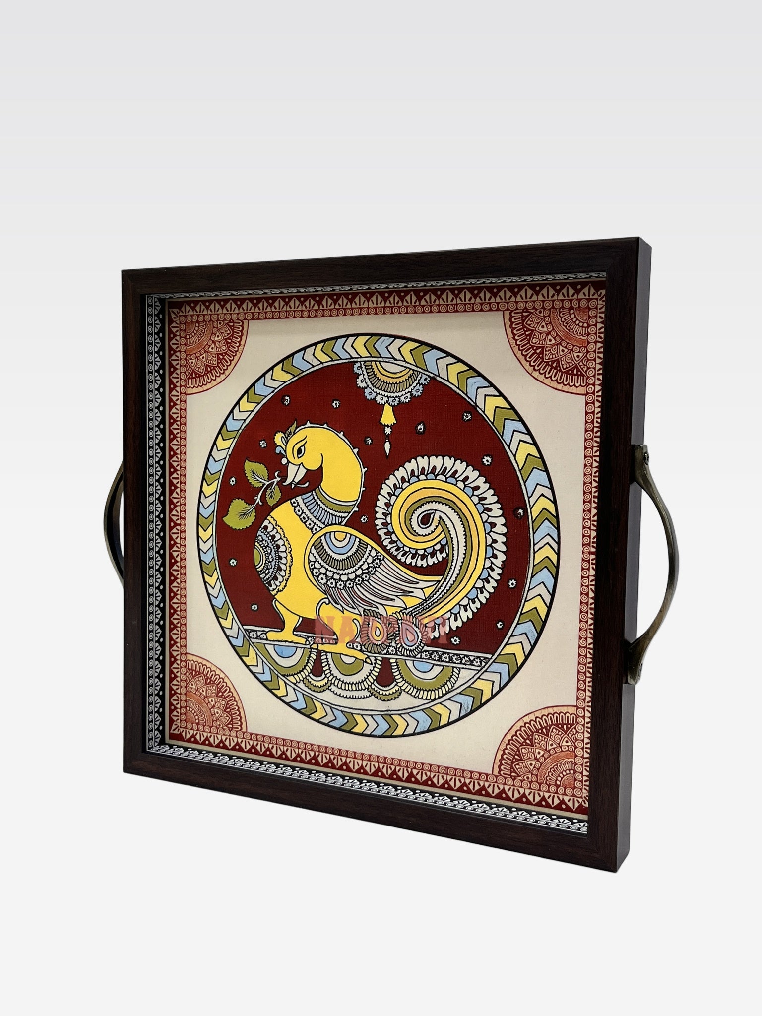AR KALAMKARI TRAY 12*12