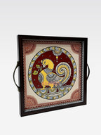 AR KALAMKARI TRAY 12*12
